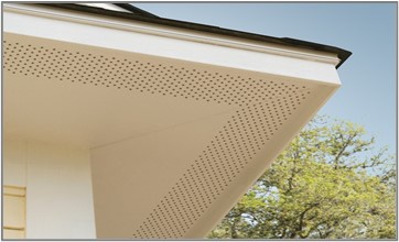 Example of Hardie Board Soffit (Fiber Cement)